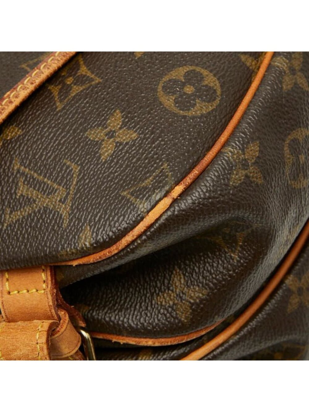 Louis Vuitton Monogram Saumur 30 Crossbody Shoulder Bag Brown Leather 1 - Picture 5 of 10